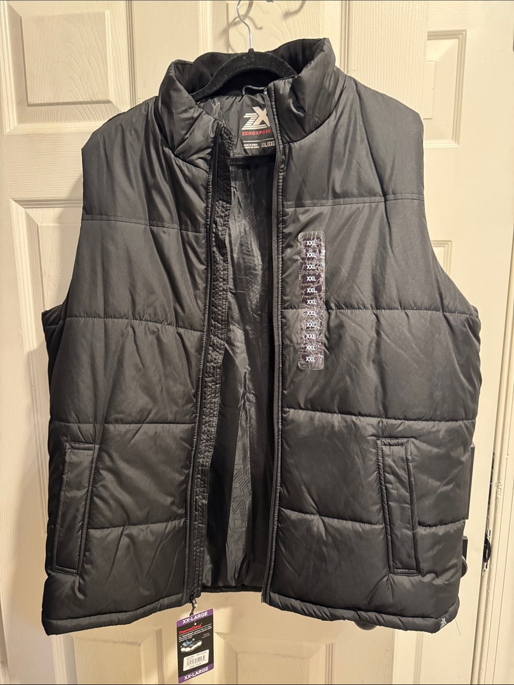 ZeroXposur Black Quilted Men's Puffer Vest